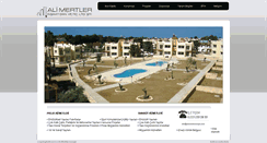 Desktop Screenshot of alimertlerinsaat.com