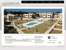 Tablet Screenshot of alimertlerinsaat.com